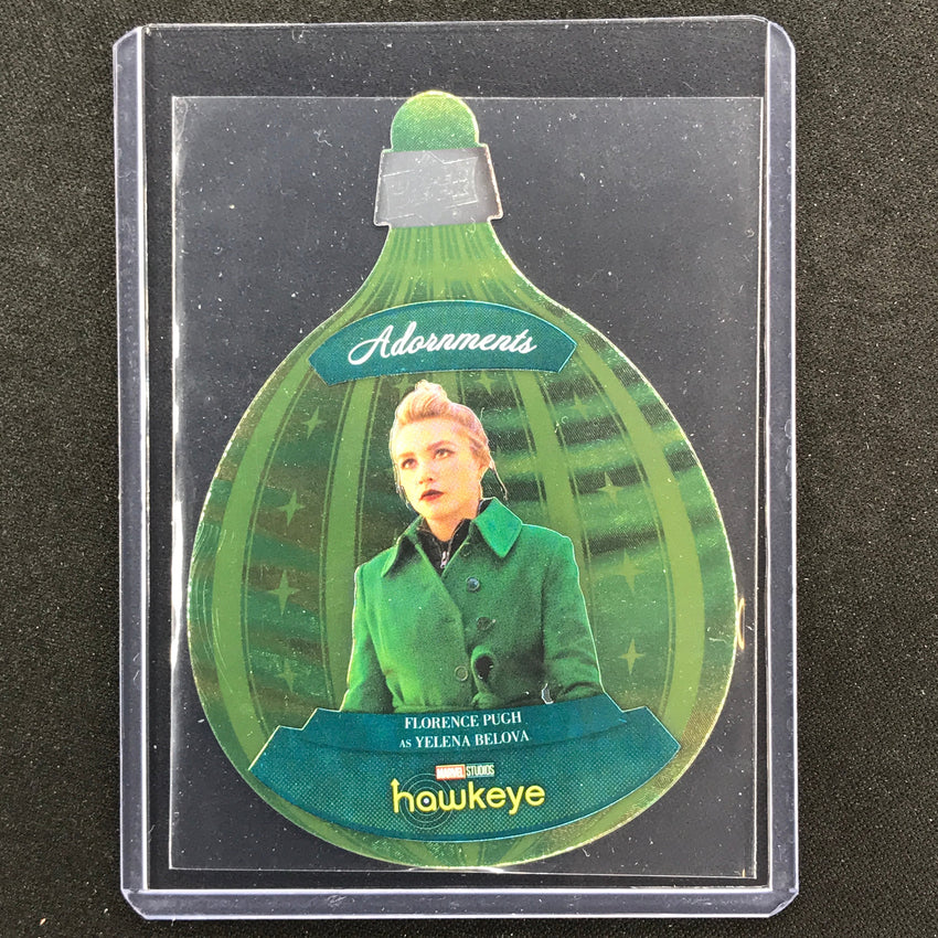 2023 Marvel Hawkeye FLORENCE PUGH AS YELENA BELOVA Adornments Die-Cut SP #12