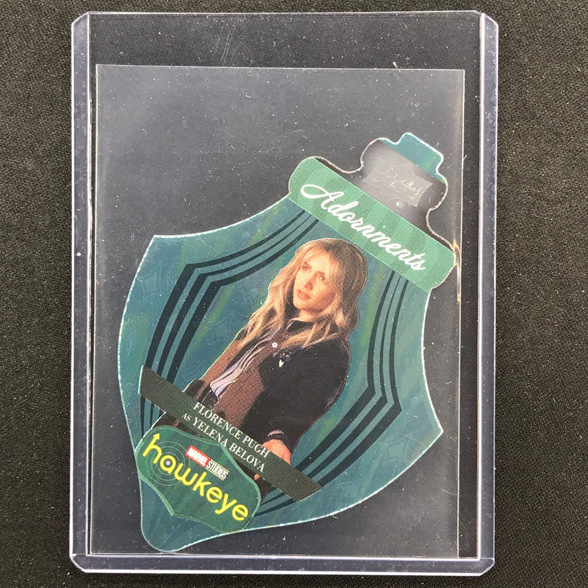 2023 Marvel Hawkeye FLORENCE PUGH YELENA BELOVA Adornments Paper Die-Cut SSP #5