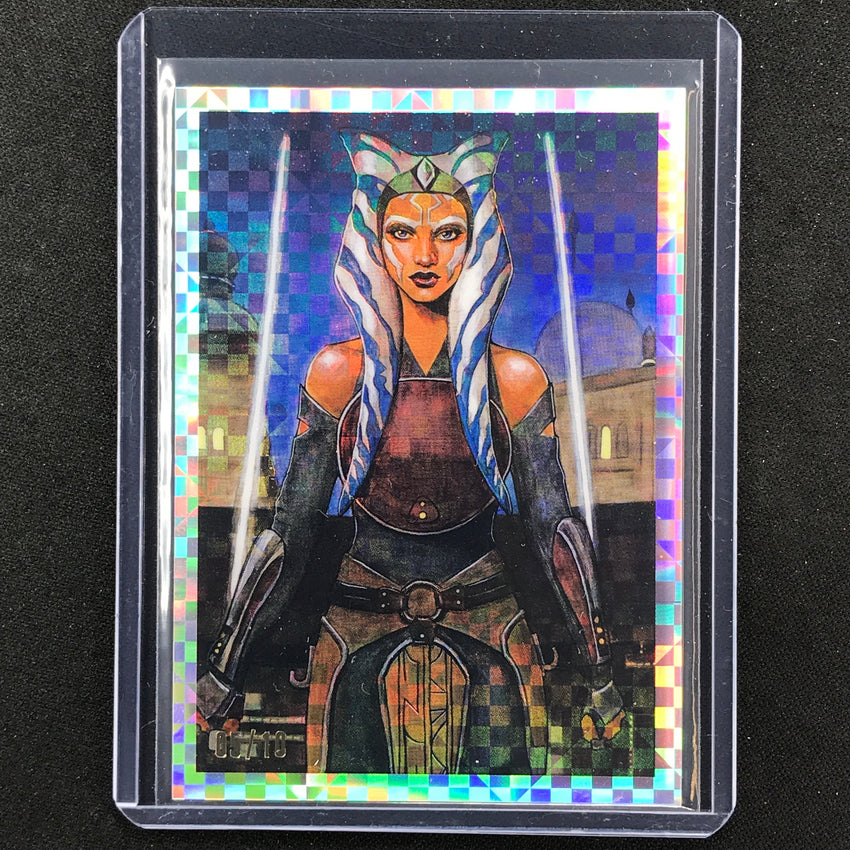 2023 Star Wars Galaxy Chrome Ahsoka Tano Women Of Star Wars X-fractor 5/10 No 7