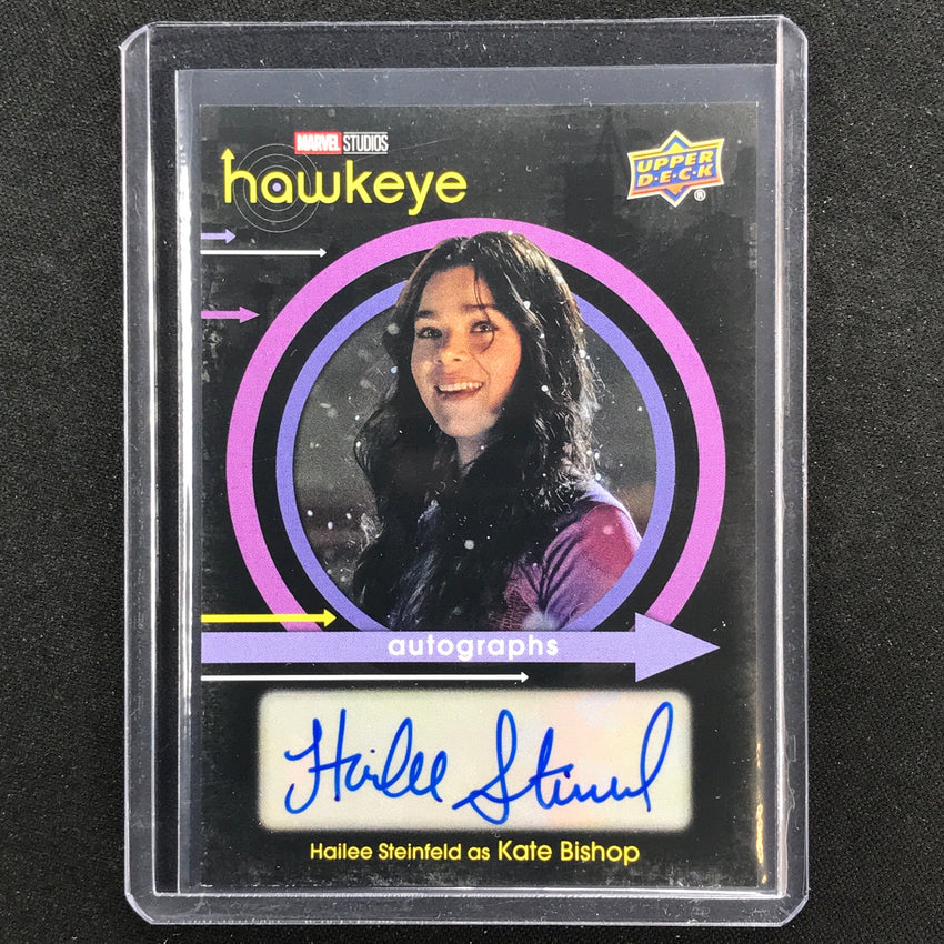 2023 Marvel Hawkeye Hailee Steinfeld As Kate Bishop Autographs Base Ssp No Hs