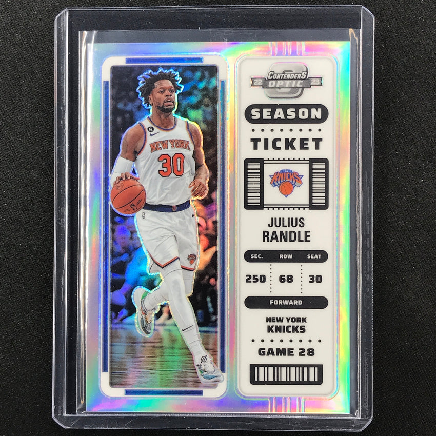 2022-23 Contenders Optic JULIUS RANDLE Season Ticket Silver Prizm #16