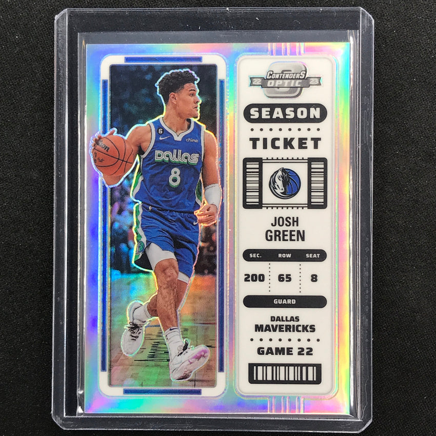 2022-23 Contenders Optic JOSH GREEN Season Ticket Silver Prizm #70