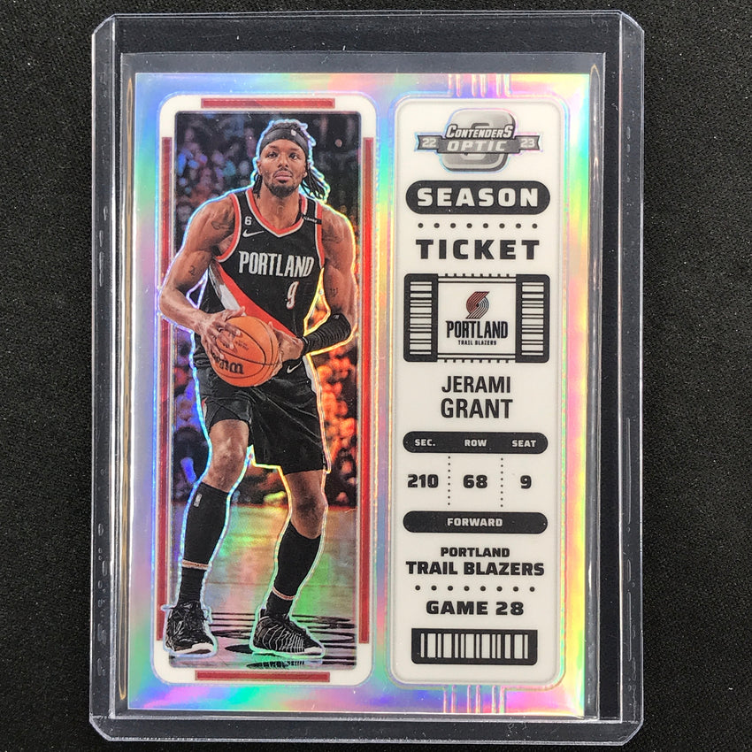 2022-23 Contenders Optic JERAMI GRANT Season Ticket Silver Prizm #71