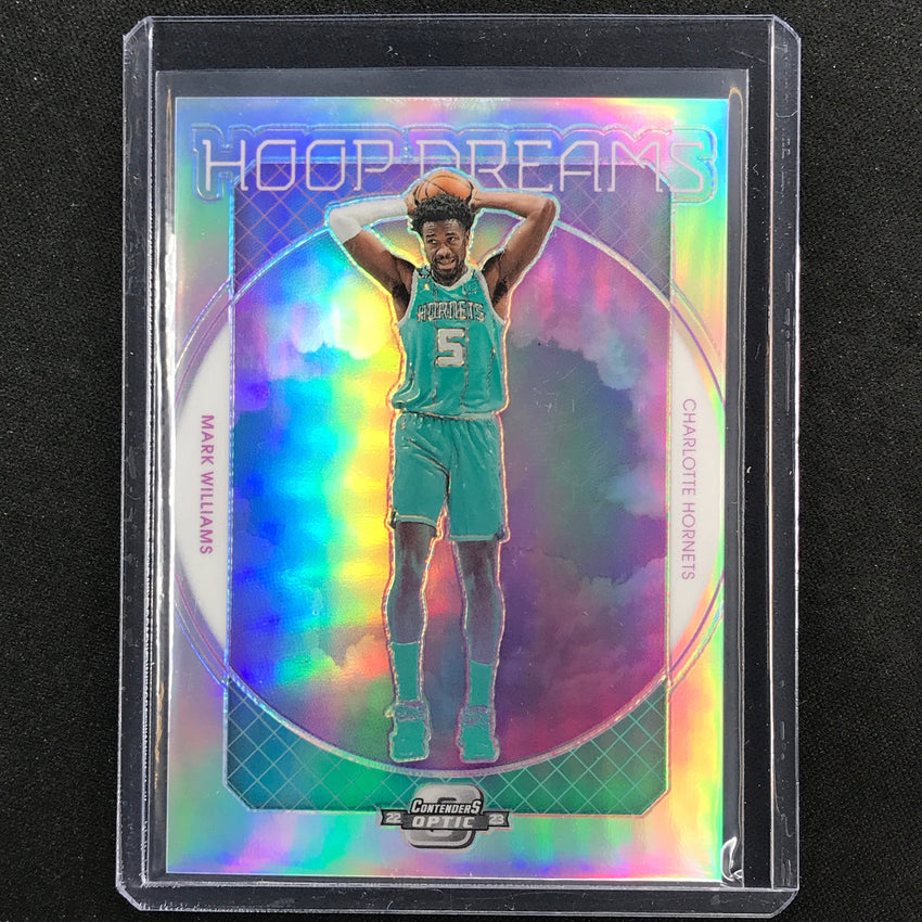 2022-23 Contenders Optic Mark Williams Hoop Dreams Rookie Silver Prizm No 16