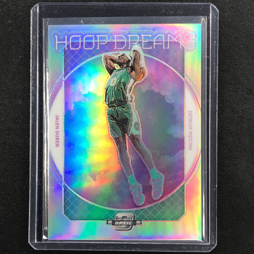 2022-23 Contenders Optic JALEN DUREN Hoop Dreams Rookie Silver Prizm #23