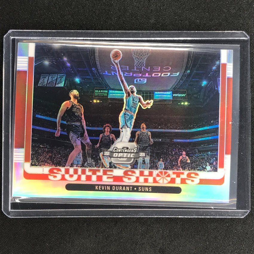 2022-23 Contenders Optic KEVIN DURANT Suite Shots Silver Prizm #9