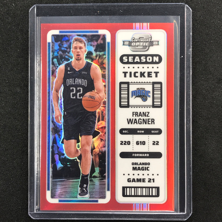 2022-23 Contenders Optic FRANZ WAGNER Season Ticket Red #40