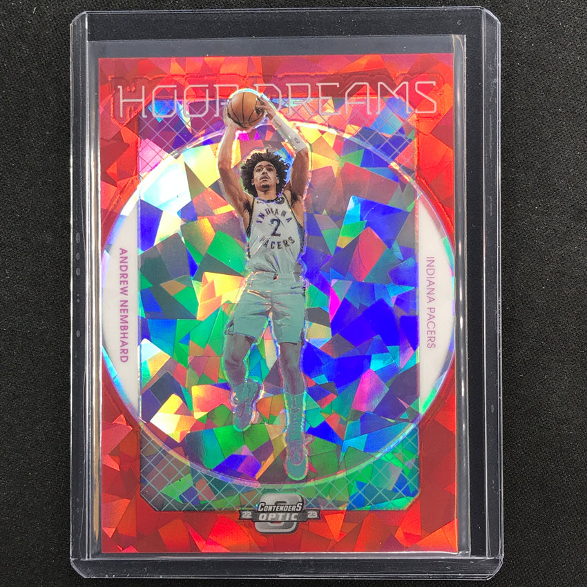 2022-23 Contenders Optic ANDREW NEMBHARD Hoop Dreams Rookie Red Cracked Ice #4