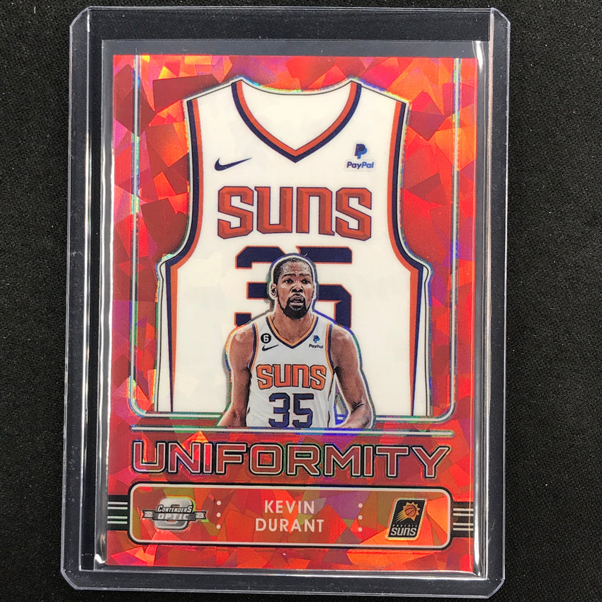 2022-23 Contenders Optic KEVIN DURANT Uniformity Red Cracked Ice #7