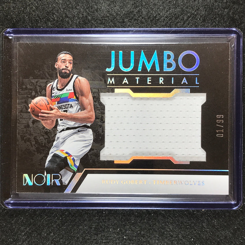 2022-23 Noir Rudy Gobert Jumbo Material Jersey 1/99