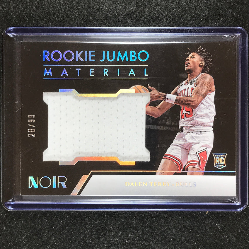 2022-23 Noir Dalen Terry Rookie Jumbo Material Jersey 28/99