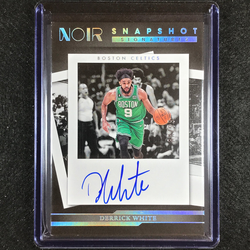 2022-23 Noir Derrick White Snapshot Signatures Auto 88/99