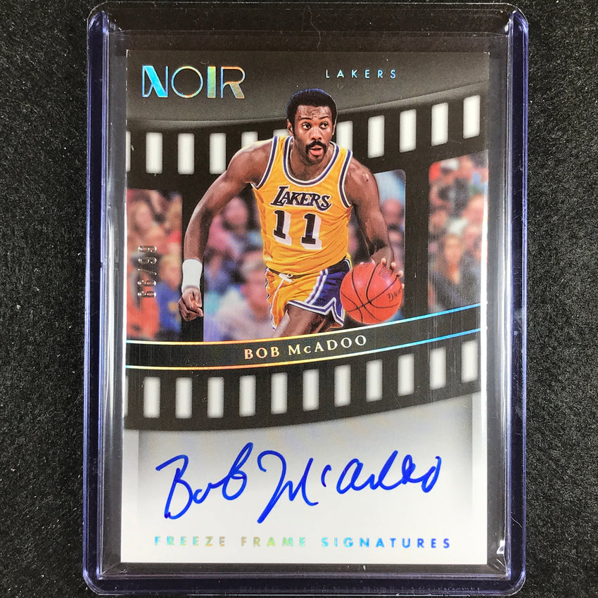2022-23 Noir Bob Mcadoo Freeze Frame Signatures Auto 66/99