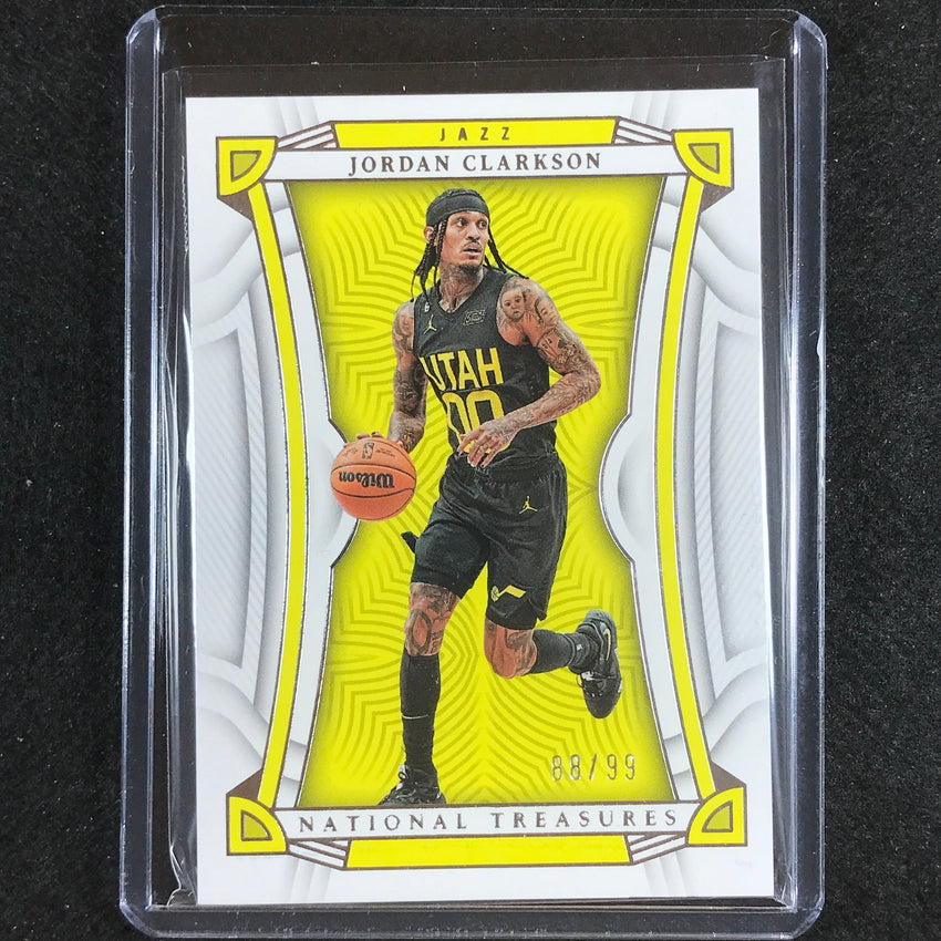 2022-23 National Treasures Jordan Clarkson Base Silver 88/99