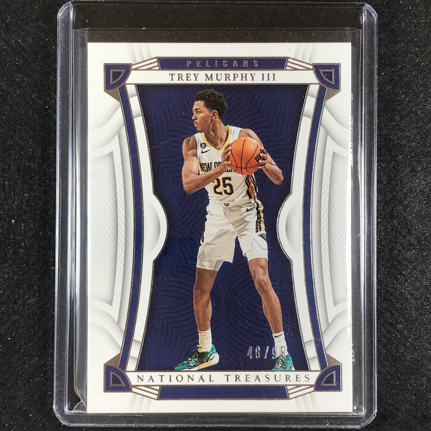 2022-23 National Treasures Trey Murphy Iii Base Silver 48/99