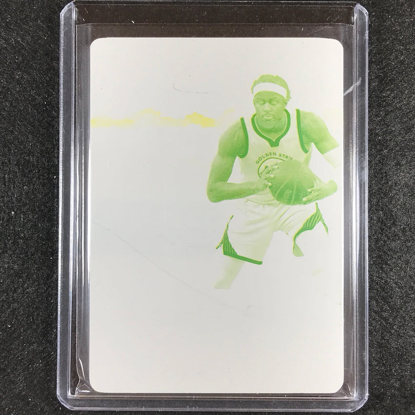 2022-23 National Treasures Moses Moody Rookie Auto Logoman Printing Plate 1/1