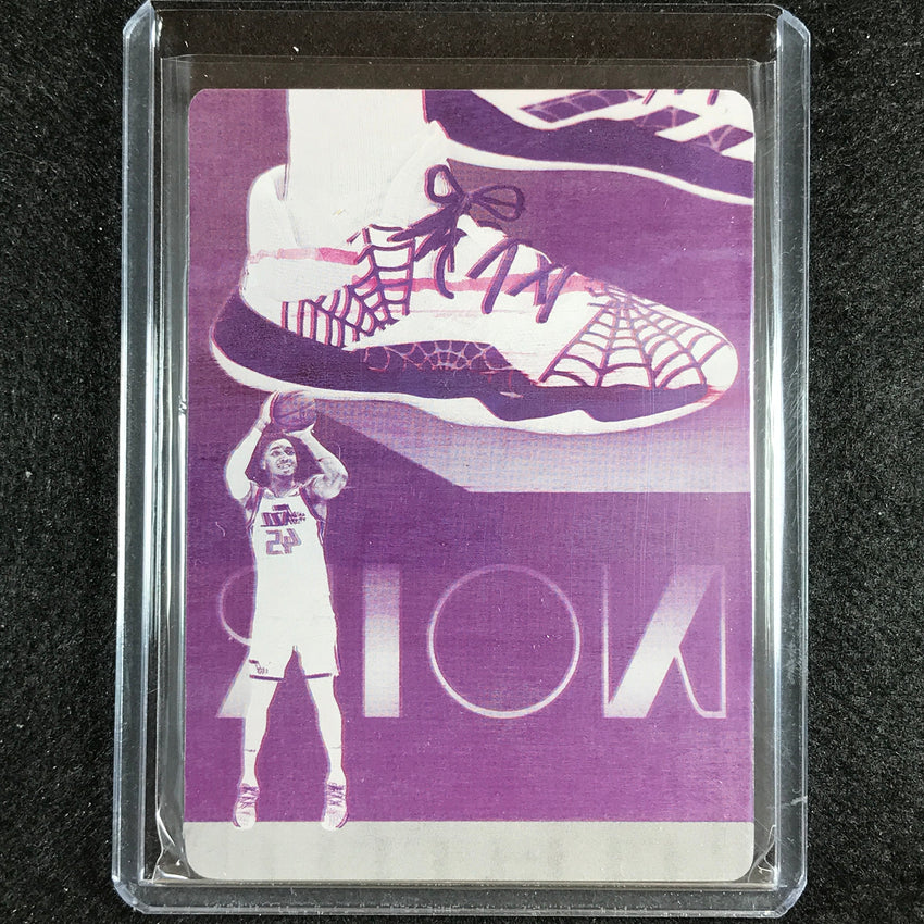 2022-23 National Treasures Donovan Mitchell Sneaker Spotlight Printing Plate 1/1
