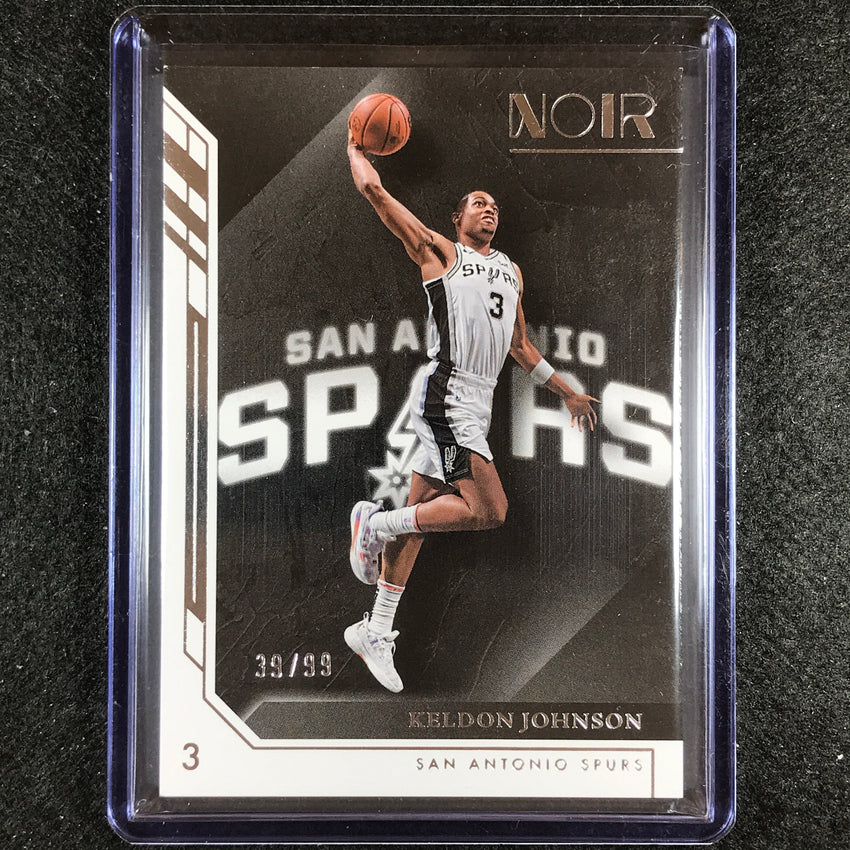2022-23 Noir Keldon Johnson Base Association Edition 39/99