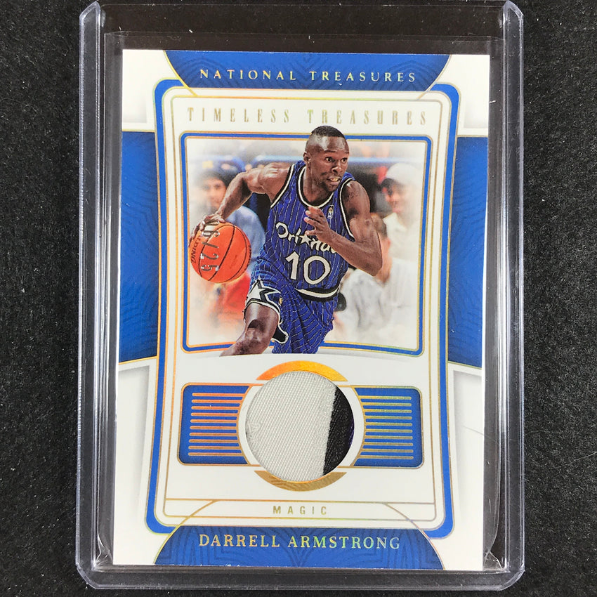 2022-23 National Treasures Darrell Armstrong Timeless Treasures Patch Prime 6/25