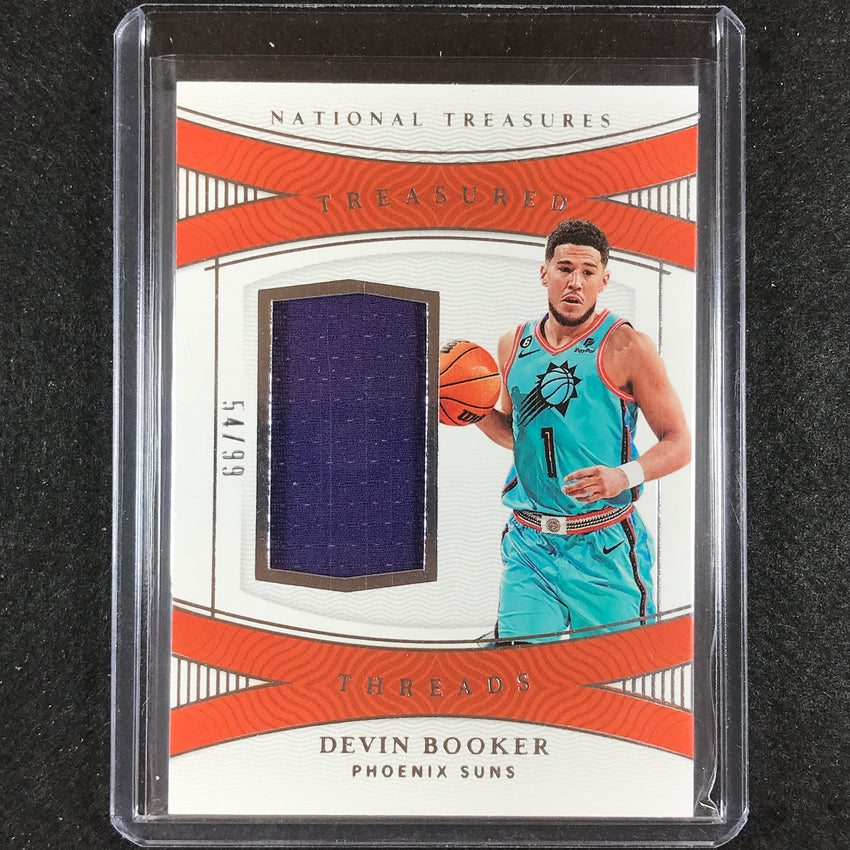 2022-23 National Treasures Devin Booker Treasured Threads Jersey 54/99