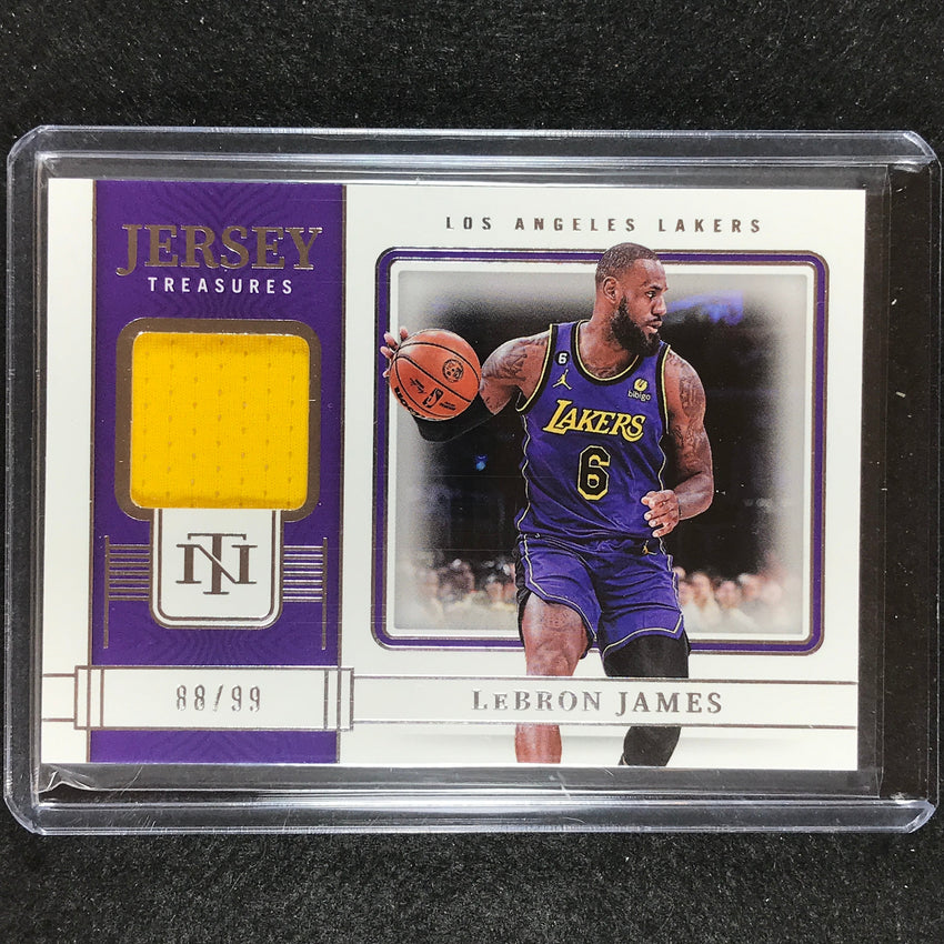 2022-23 National Treasures Lebron James Jersey Treasures 88/99