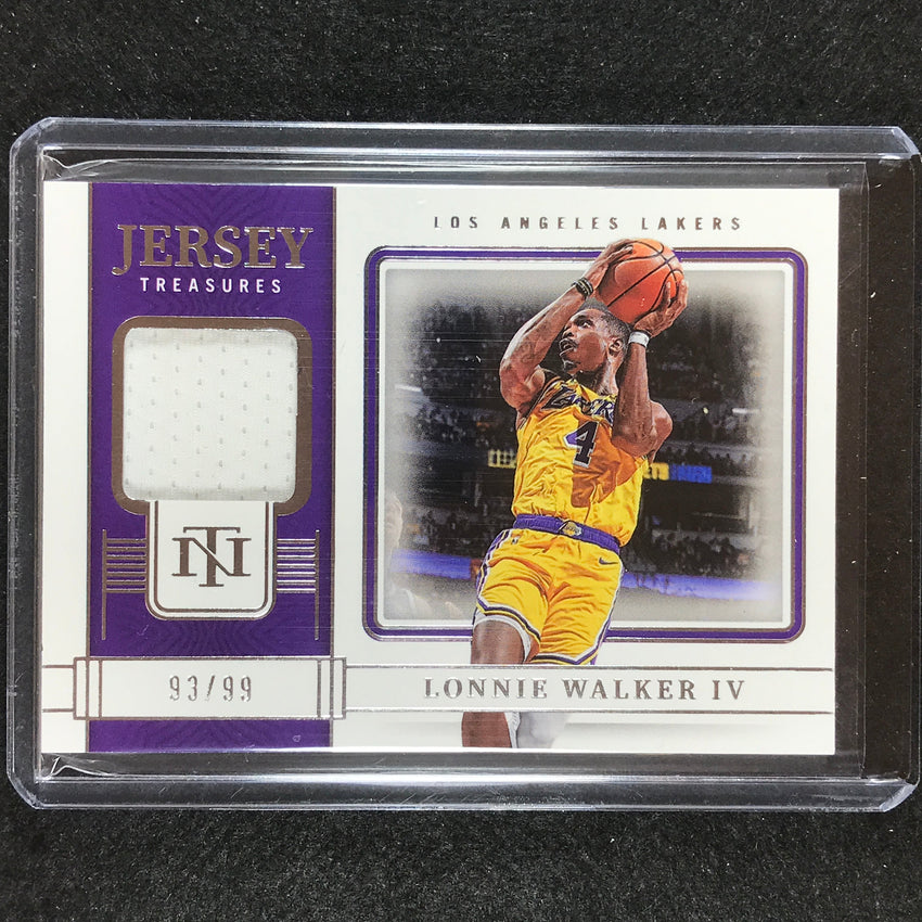 2022-23 National Treasures Lonnie Walker Iv Jersey Treasures 93/99
