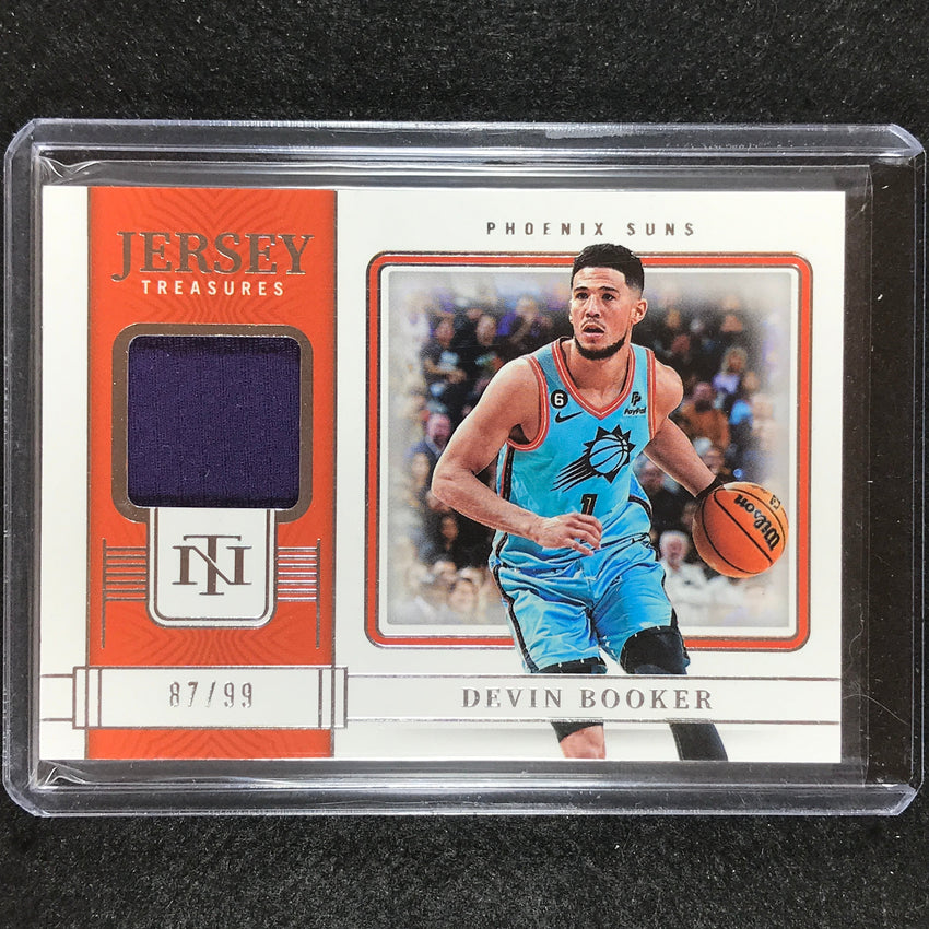 2022-23 National Treasures Devin Booker Jersey Treasures 87/99