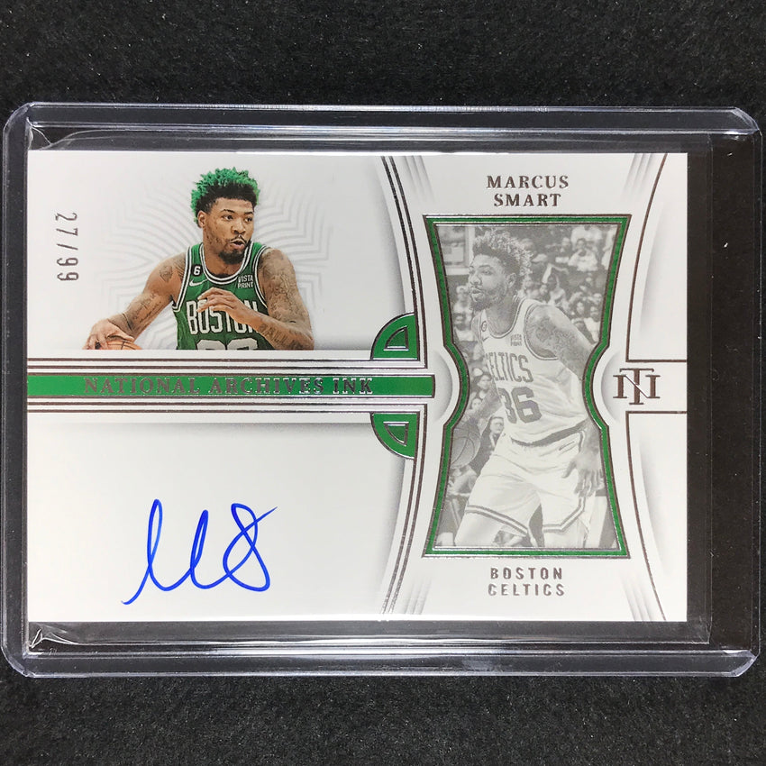 2022-23 National Treasures Marcus Smart National Archives Ink Auto 27/99