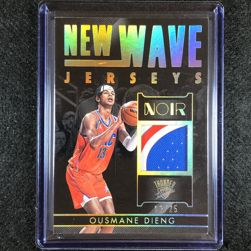 2022-23 Noir Ousmane Dieng New Wave Jerseys Rookie Patch 12/25