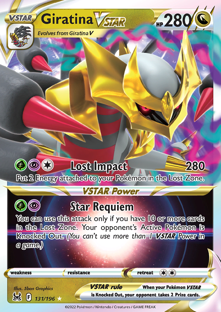 Giratina VSTAR - 131/196 - Ultra Rare Lost Origin