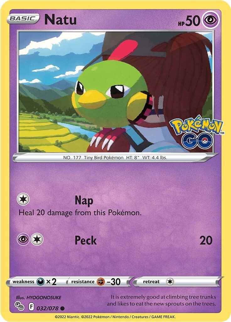 Natu - 032/078 - Common Pokemon Go