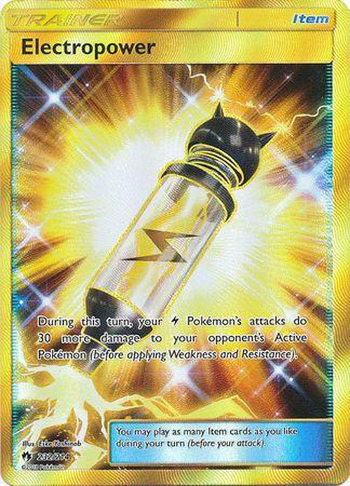 Electropower - 232/214 - Secret Rare - Lost Thunder-Cherry Collectables