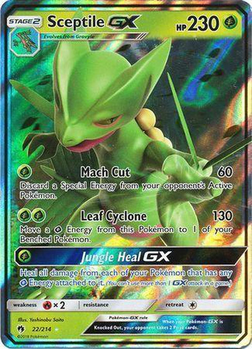 Sceptile GX - 22/214 - Ultra Rare - Lost Thunder-Cherry Collectables