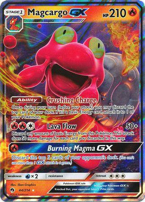 Magcargo GX - 44/214 - Ultra Rare - Lost Thunder-Cherry Collectables