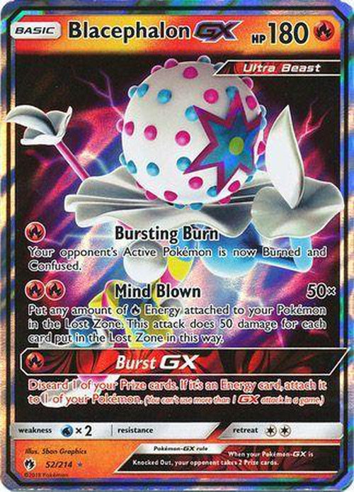 Blacephalon GX - 52/214 - Ultra Rare - Lost Thunder-Cherry Collectables