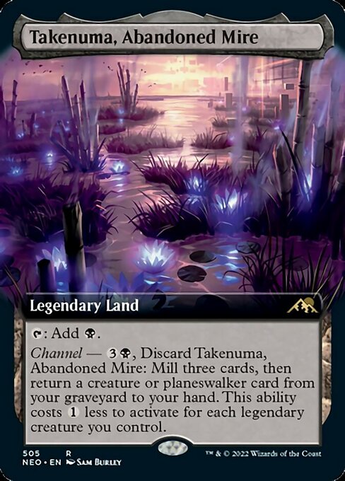 EXTENDEDTakenuma, Abandoned Mire 505 -  Kamigawa Neon Dynasty
