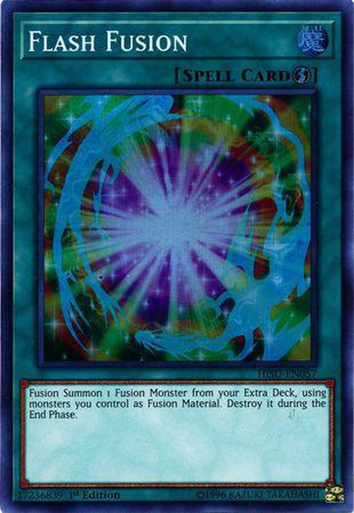 Flash Fusion - HISU-EN057 - Super Rare 1st Edition-Cherry Collectables