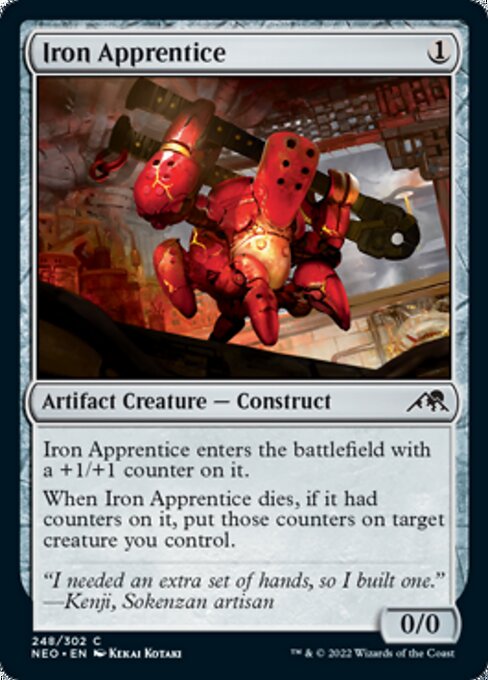 Iron Apprentice 248/302 -  Kamigawa Neon Dynasty CONNN