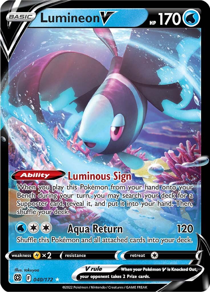 Lumineon V - 40/172 - Ultra Rare