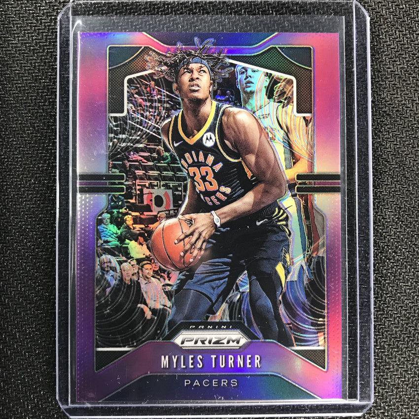 2019-20 Prizm MYLES TURNER Purple Prizm /75 #216-Cherry Collectables