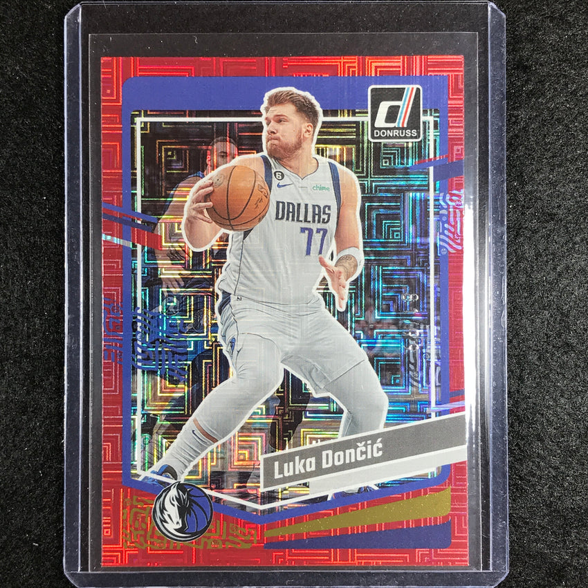 2023-24 Donruss Luka Doncic Choice Red 81/99