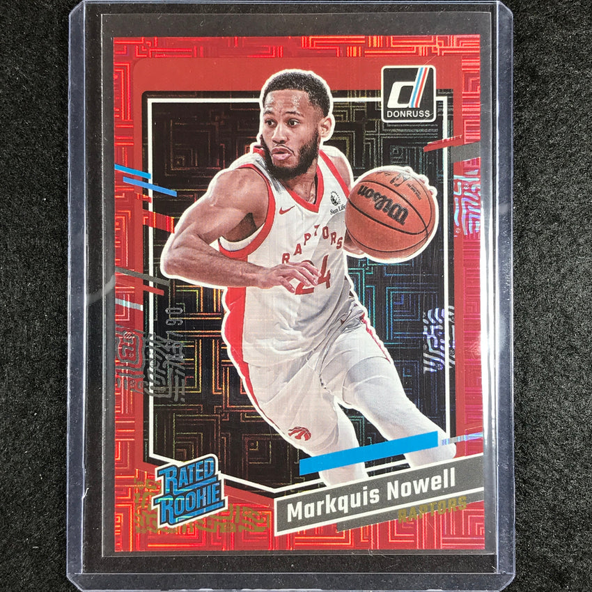 2023-24 Donruss Markquis Nowell Rated Rookie Choice Red 6/99
