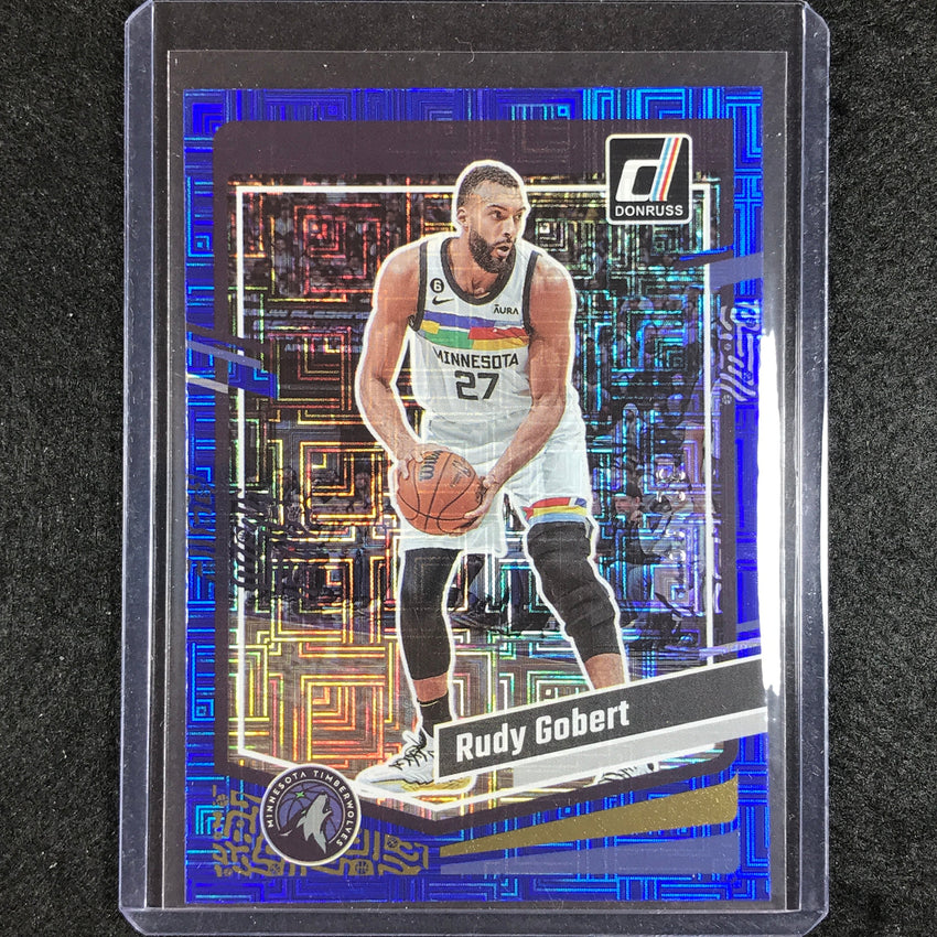 2023-24 Donruss Rudy Gobert Choice Blue 32/49