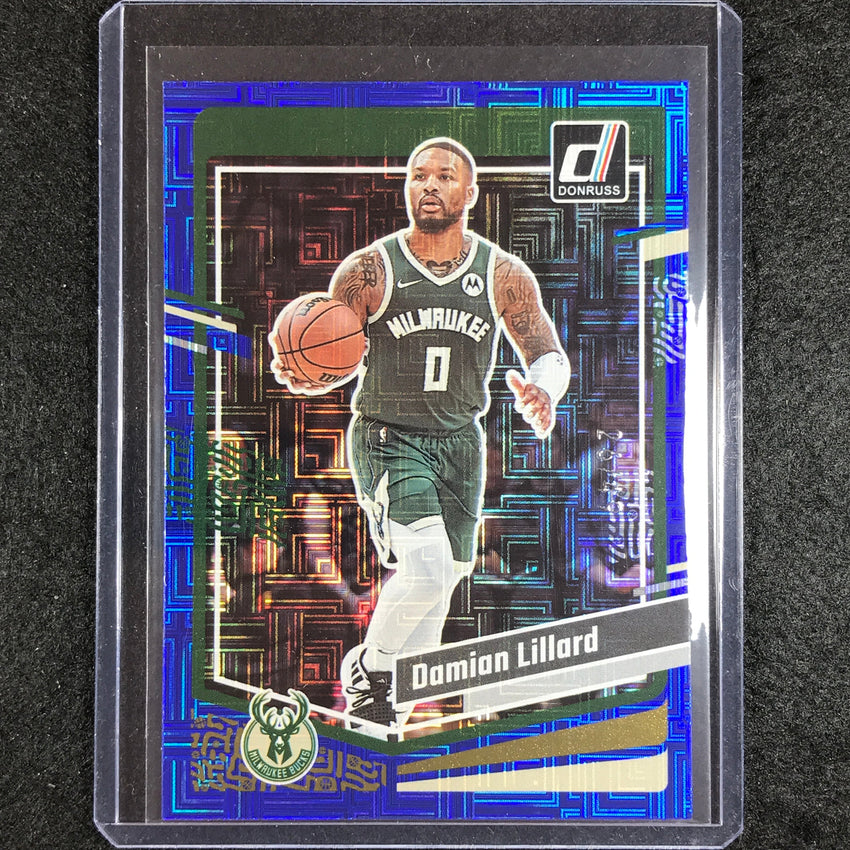 2023-24 Donruss Damian Lillard Choice Blue 26/49