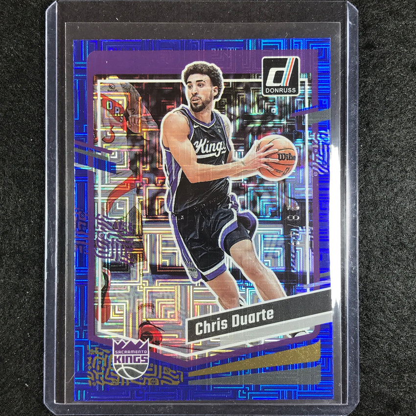 2023-24 Donruss Chris Duarte Choice Blue 28/49