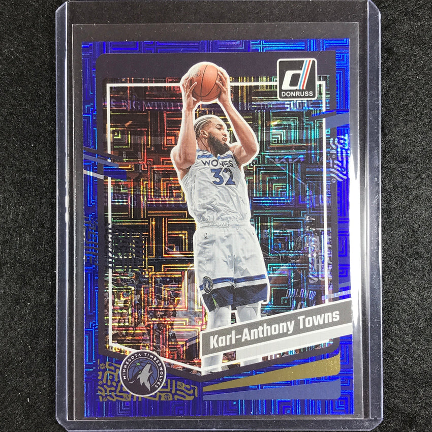 2023-24 Donruss Karl-anthony Towns Choice Blue 44/49