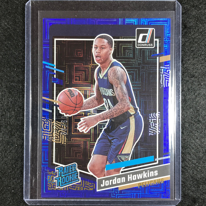 2023-24 Donruss Jordan Hawkins Rated Rookie Choice Blue 9/49