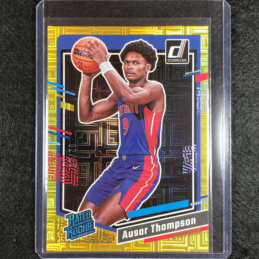 2023-24 Donruss Ausar Thompson Rated Rookie Choice Gold 2/10
