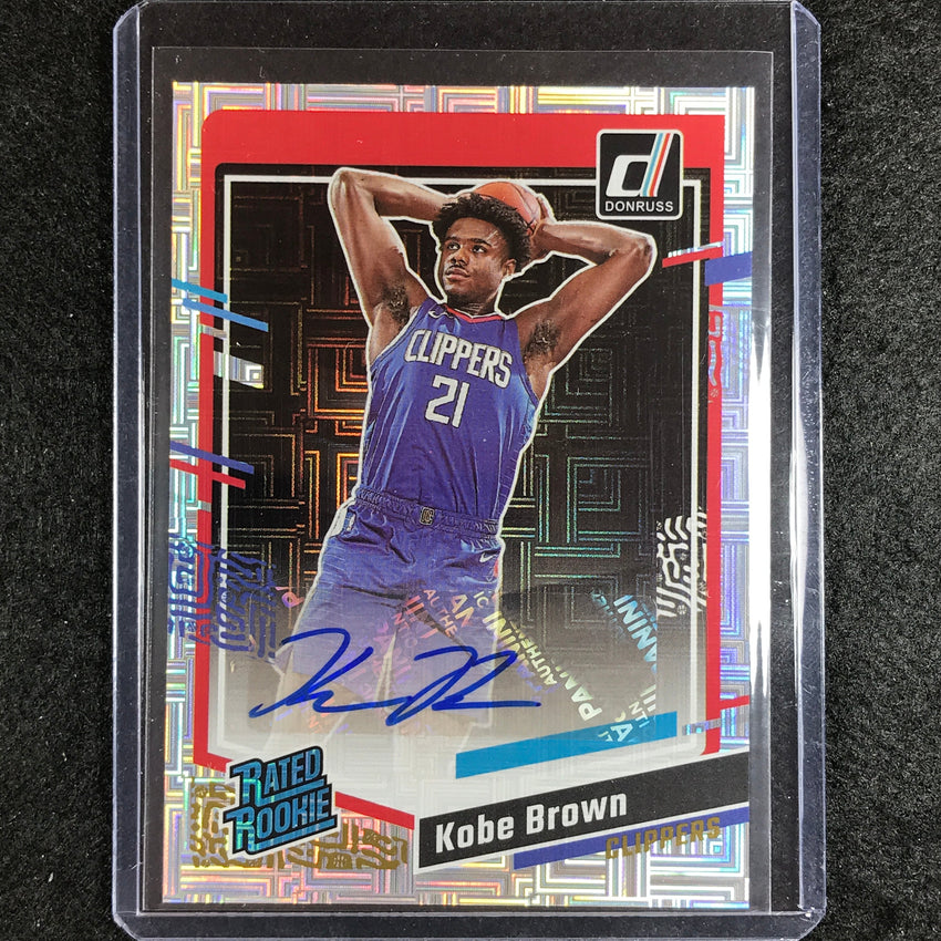 2023-24 Donruss Kobe Brown Rated Rookie Choice Auto #268
