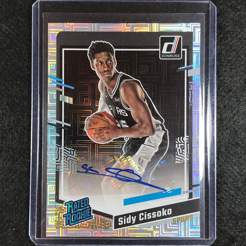 2023-24 Donruss Sidy Cissoko Rated Rookie Choice Auto #276